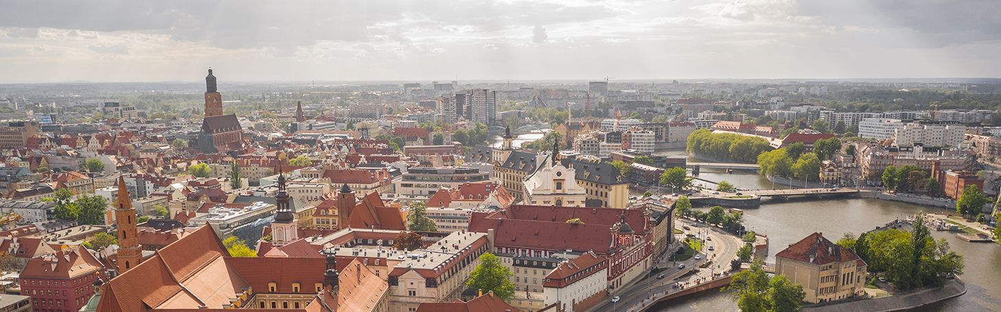 Panorama of Wrocław