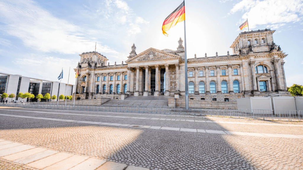 German parliament building