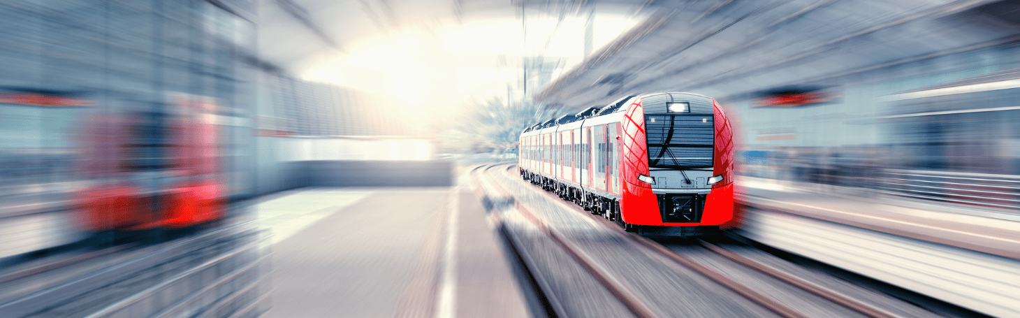 Train at the station
