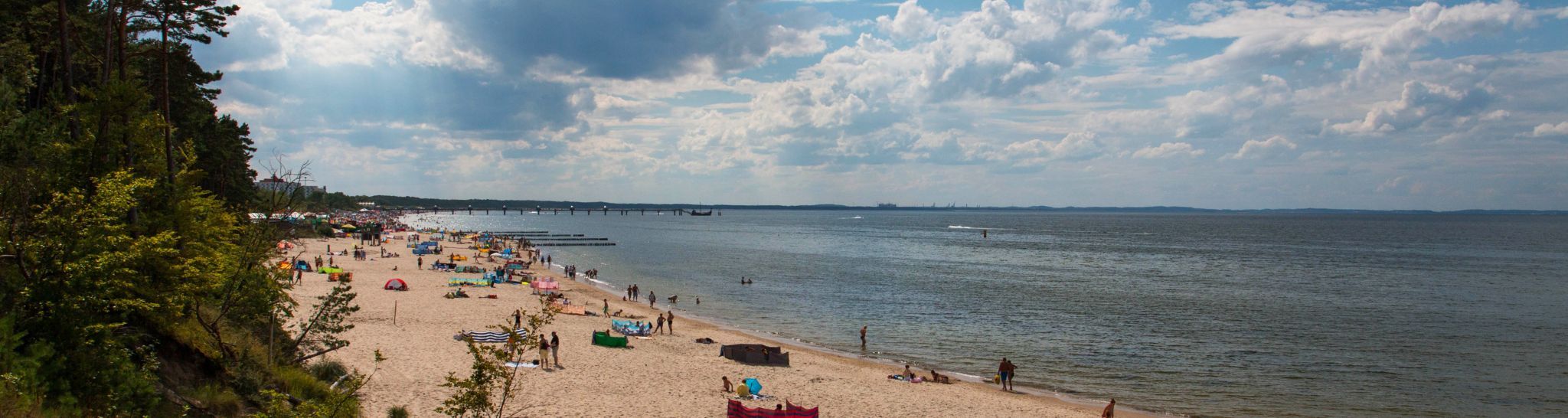 Beach in Miedzyzdroje