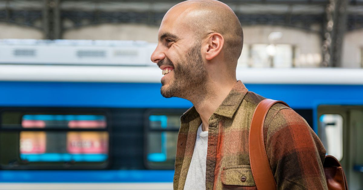 Man at the station