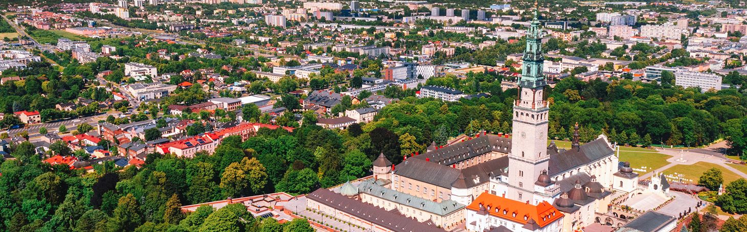Panorama of Częstochowa