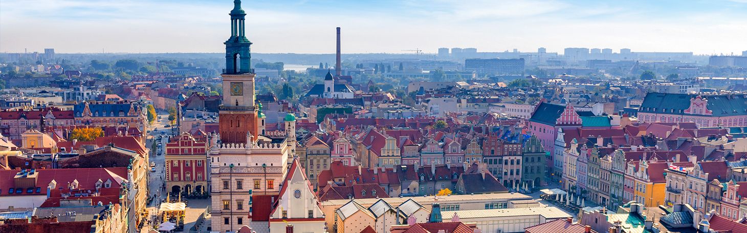 Panorama of Poznań