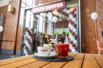 Costa Coffee, near Salzburg Hauptbahnhof station