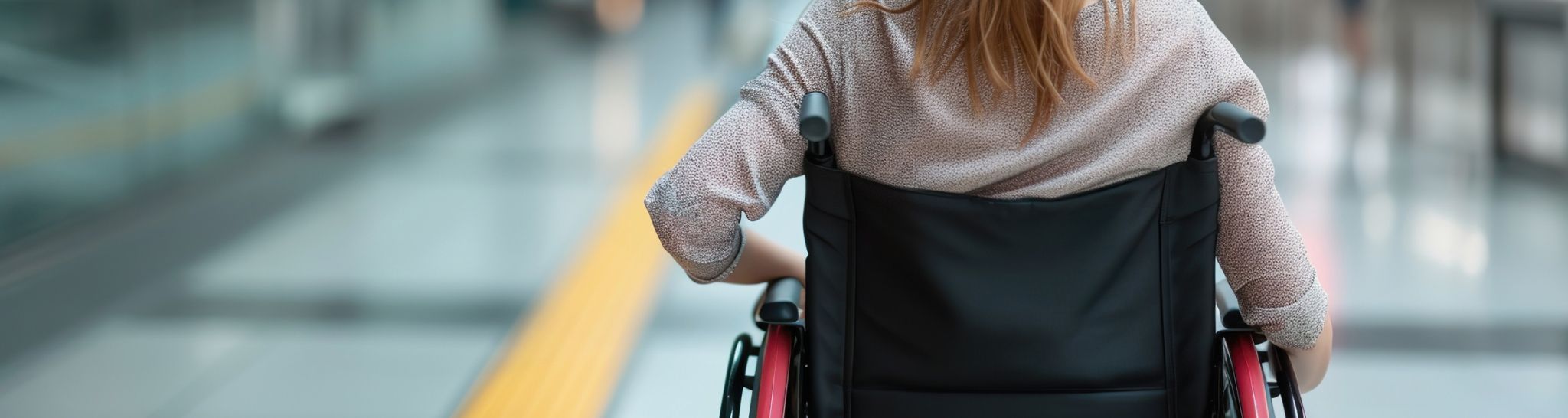 Woman in a wheelchair