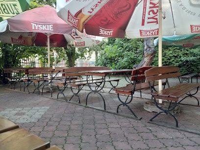 Biergarten, near Będzin Miasto station