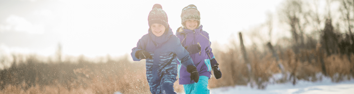 snow children - winter attractions for children in Poland
