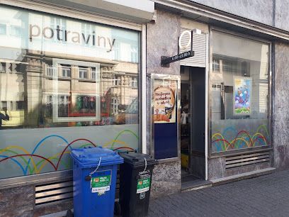 Žabka, shop near Praha hlavní nádraží station
