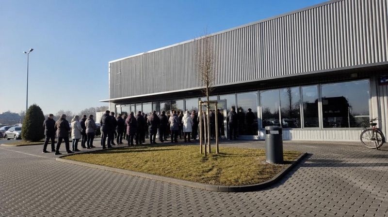 Netto, sklep przy dworcu Czarna Białostocka