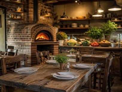 Pizzeria, okolice dworca Czyżew
