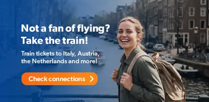 Don’t like flying? Take the train! Train tickets for Italy, Austria, the Netherlands and more