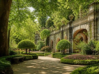 Aljaferia Park, atrakcja w pobliżu dworca Zaragoza - Delicias