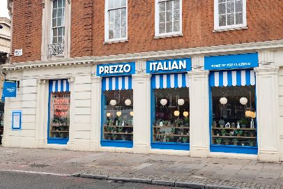 Prezzo Italian Restaurant London Euston, near Euston station
