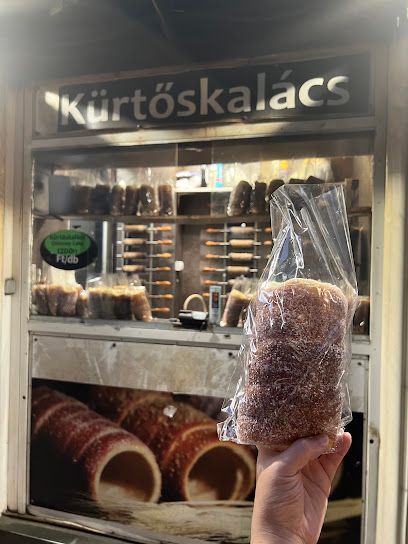 Fitzkey Chimney Cake, shop near Budapest-Nyugati station