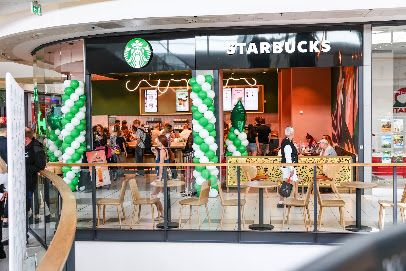 Starbucks, near Kalisz station