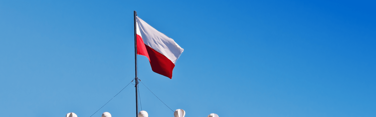 the flag of Poland