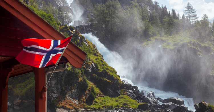 norway flags