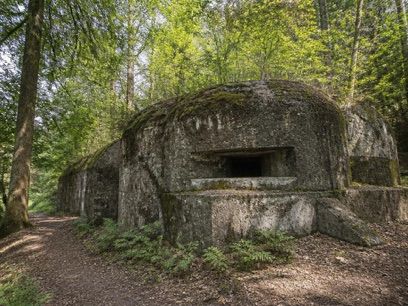 Linia Mławy . Schron Nr18. Obserwacyjny 180°, atrakcja w pobliżu dworca Mława