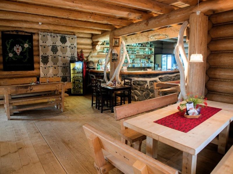 Karczma Rąbanica w Poroninie, okolice dworca Poronin