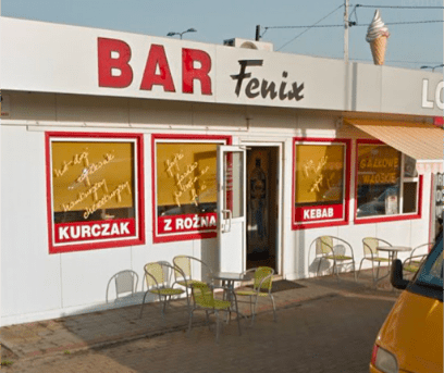 Bar Fenix, near Stacja PKP Sandomierz station