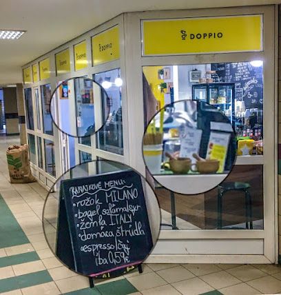 Káva Doppio | Pražiareň kávy a kaviareň v podchode ŽSR, near Žilina Train Station station