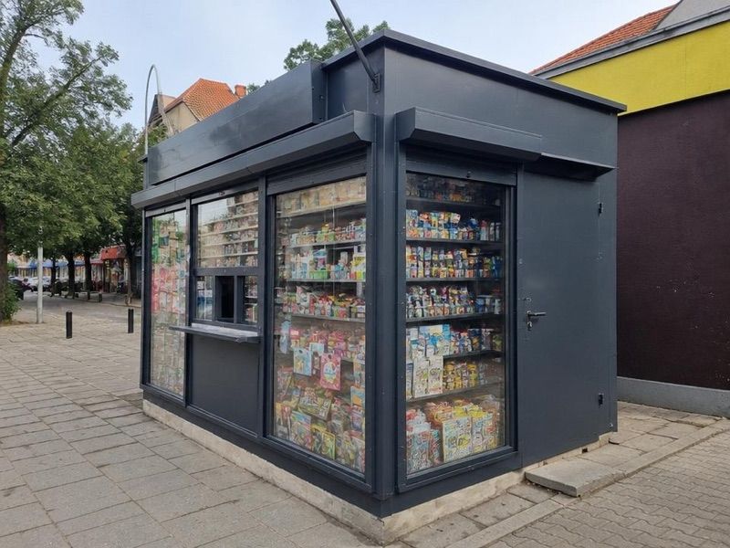 Kiosk Ruchu, sklep przy dworcu Stargard