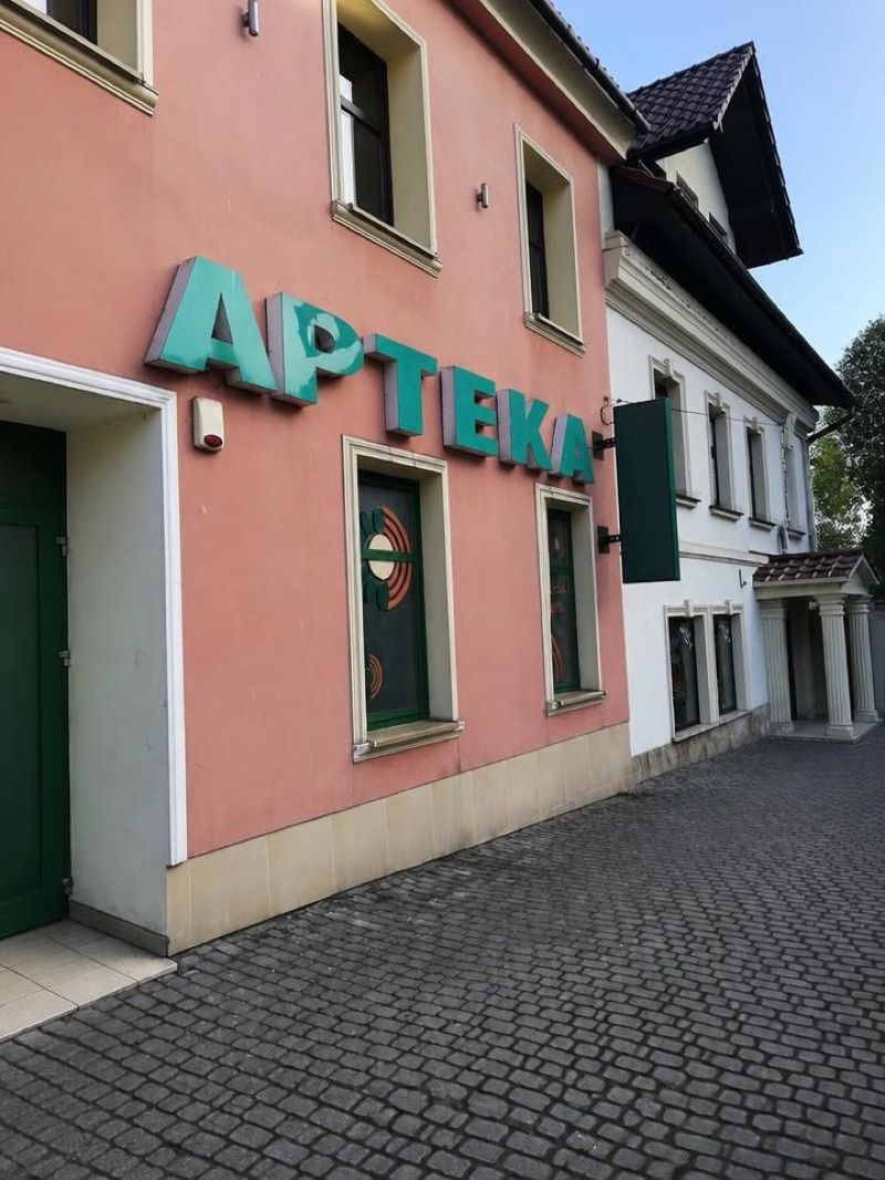 Apteka Sloneczna, sklep przy dworcu Wadowice