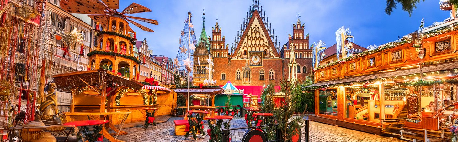 Christmas market in Wrocław