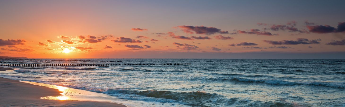 Attractions of Łeba - 10 most beautiful places you have to see Sunset over the sea