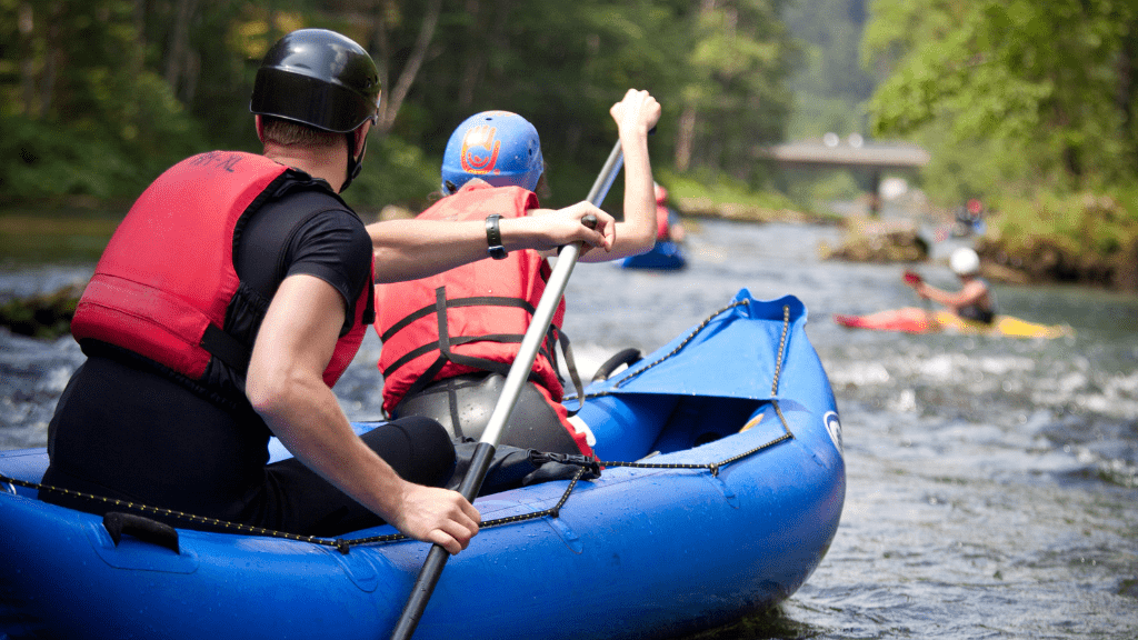 Rafting on the Poprad River Rafting on the Poprad River