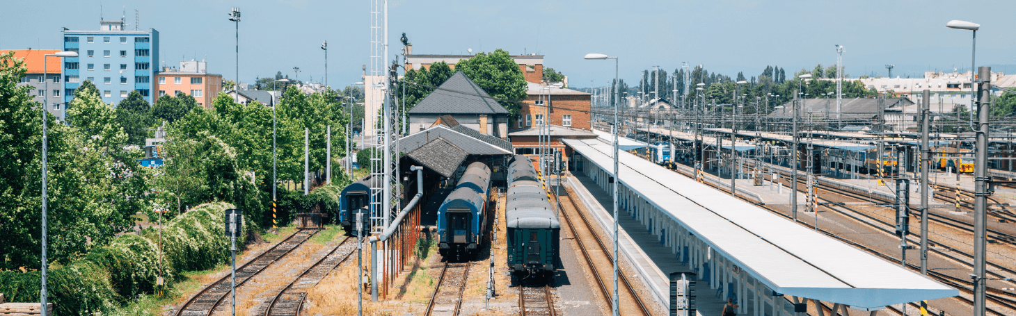 Railway station in Olomouc