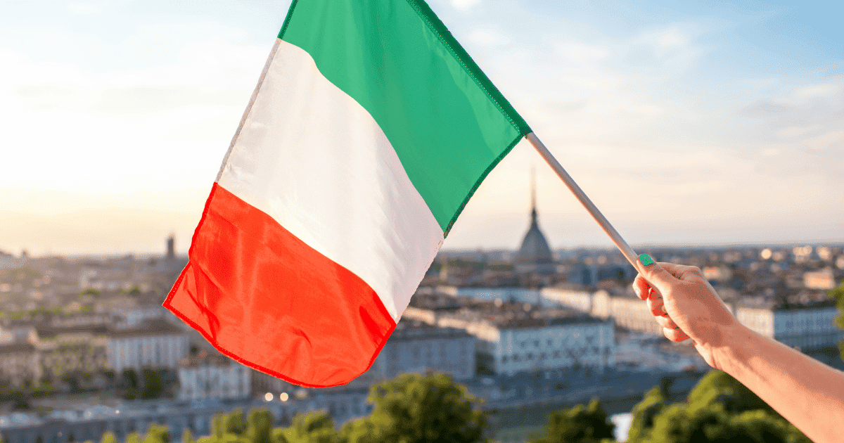The most beautiful cities in Italy that you can reach by train Map of Italy against the background of the city
