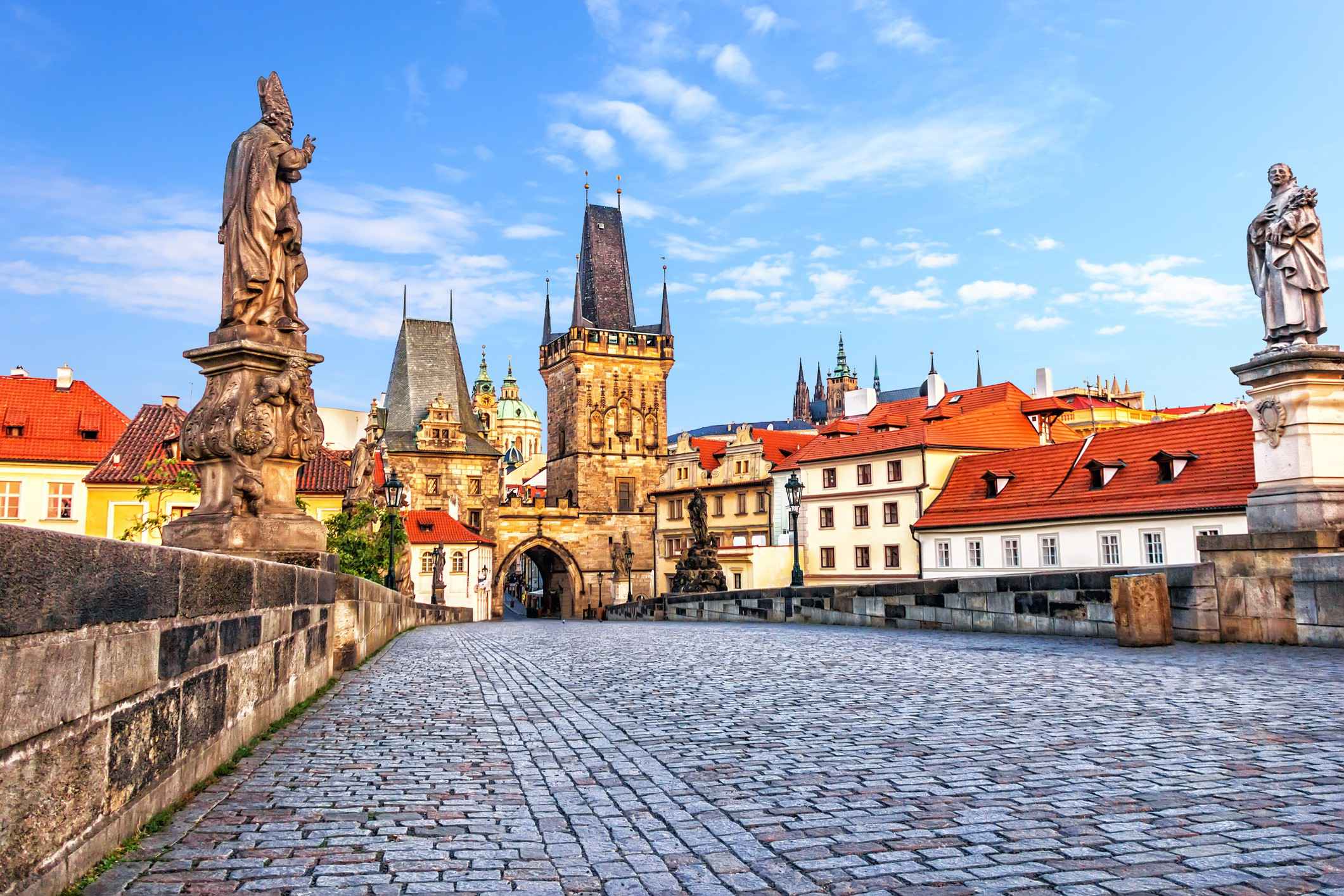 Getting to Prague by train Charles Bridge
