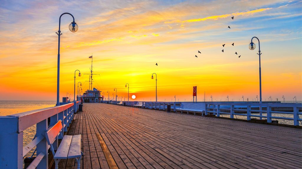 Sopot - attractions and places to see by the Polish seaside Pier in Sopot