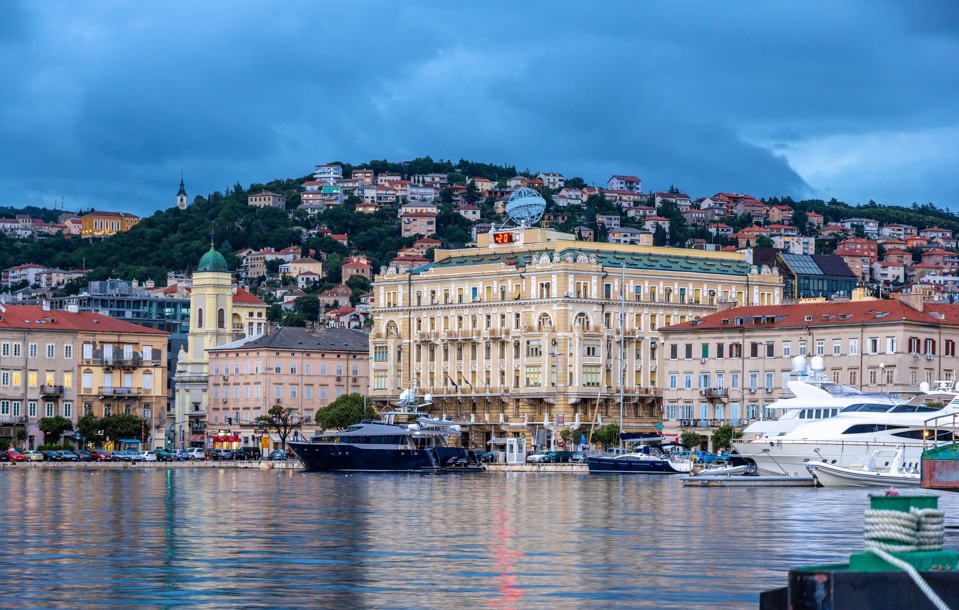 Historic centre of Rijeka and the port Historic centre of Rijeka and the port — destination of the overnight Adriatic Express from Warsaw and Katowice