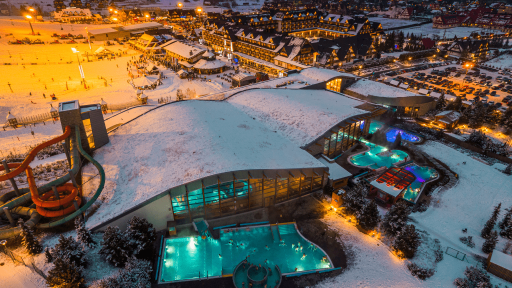 Zakopane in winter - what to see and experience in Poland’s mountain resort? Thermal baths Bania