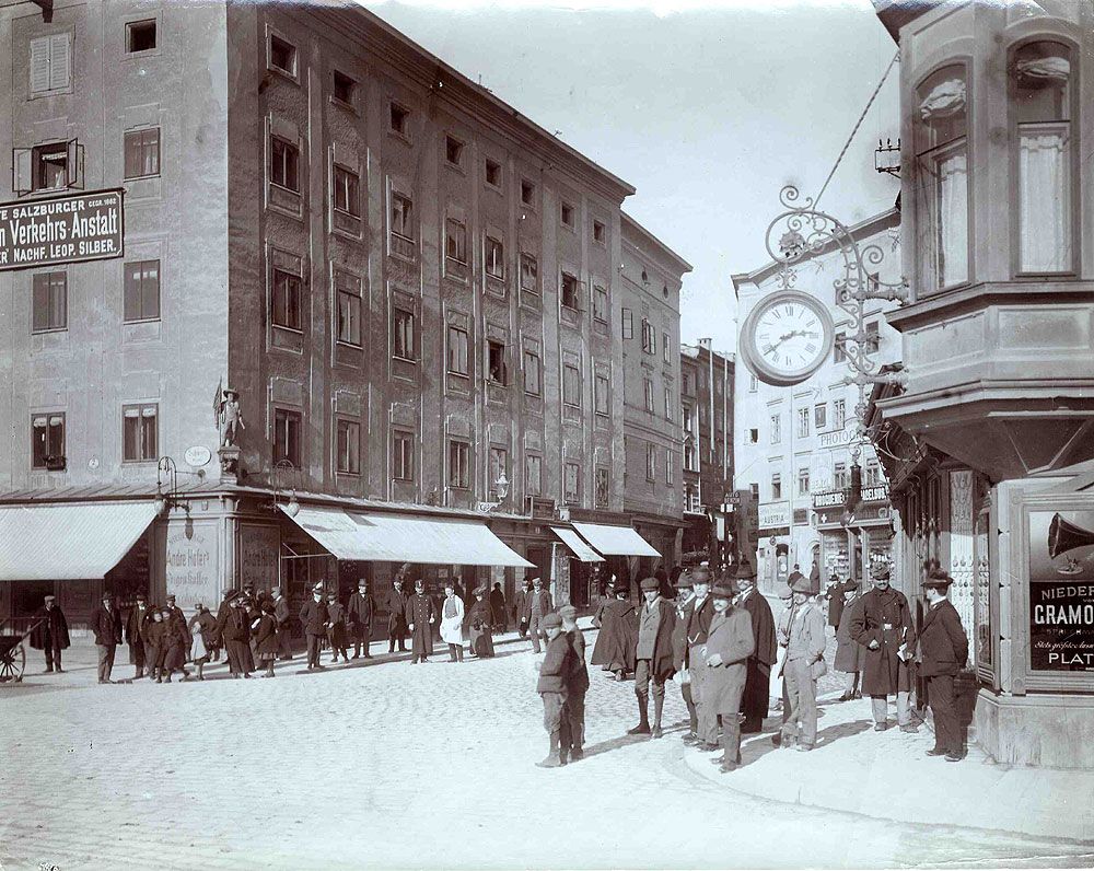 Linzer Gasse Platzl, atrakcja w pobliżu dworca Salzburg Hauptbahnhof