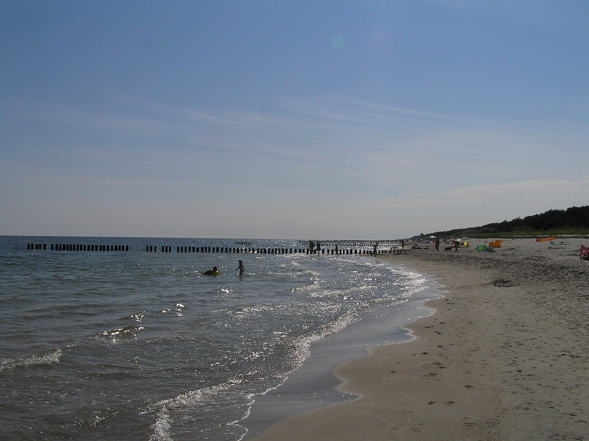 Chałupy Plaża, atrakcja w pobliżu dworca Chałupy