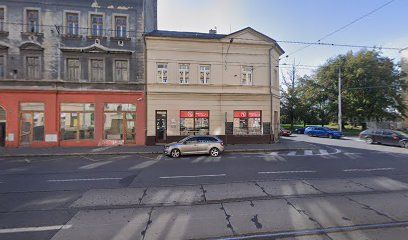 Mario Dluhoš, shop near Ostrawa station