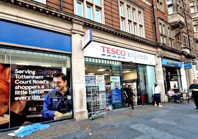 Tesco Express, shop near Euston station