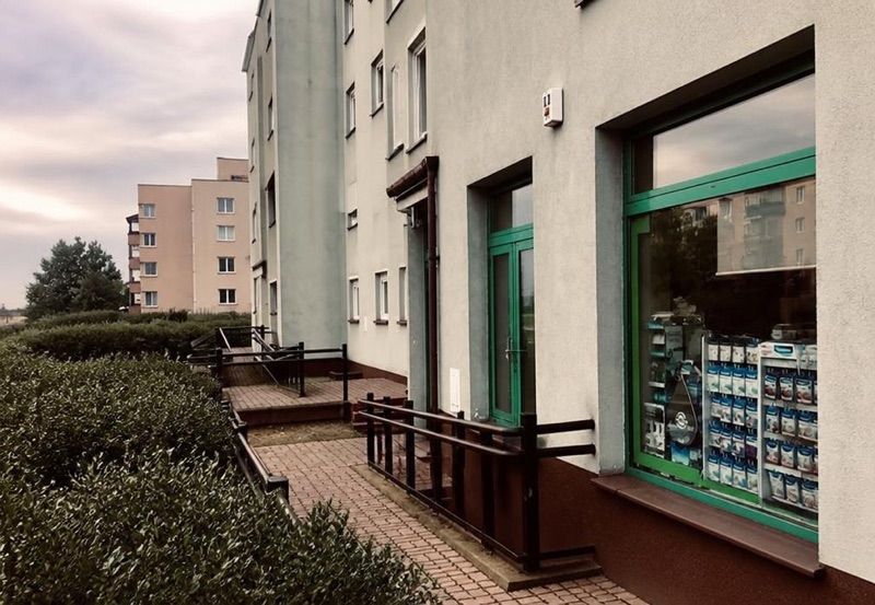 Apteka Alma, sklep przy dworcu Nowy Dwór Mazowiecki