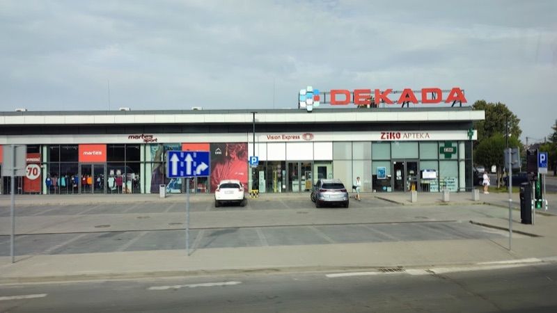 Galeria Dekada, shopping mall near Nowy Targ station