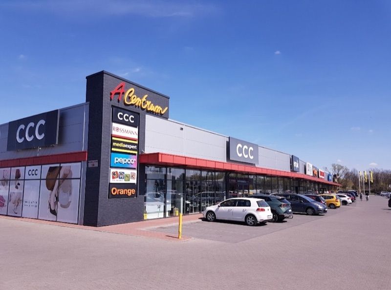 Park Handlowy "A Centrum", shopping mall near Strzelce Opolskie station
