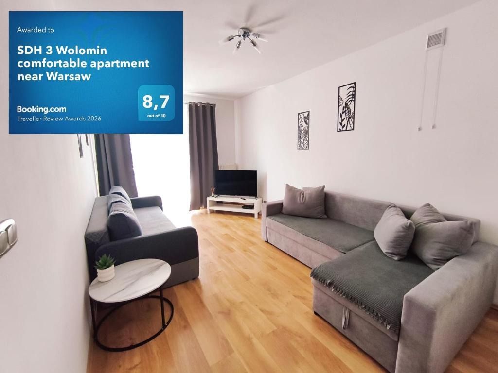 SDH 3 Wolomin comfortable apartment near Warsaw, place to stay near Wołomin station